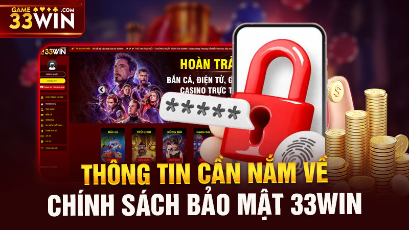 Chi tiết về thông tin chính sách bảo mật 33Win 